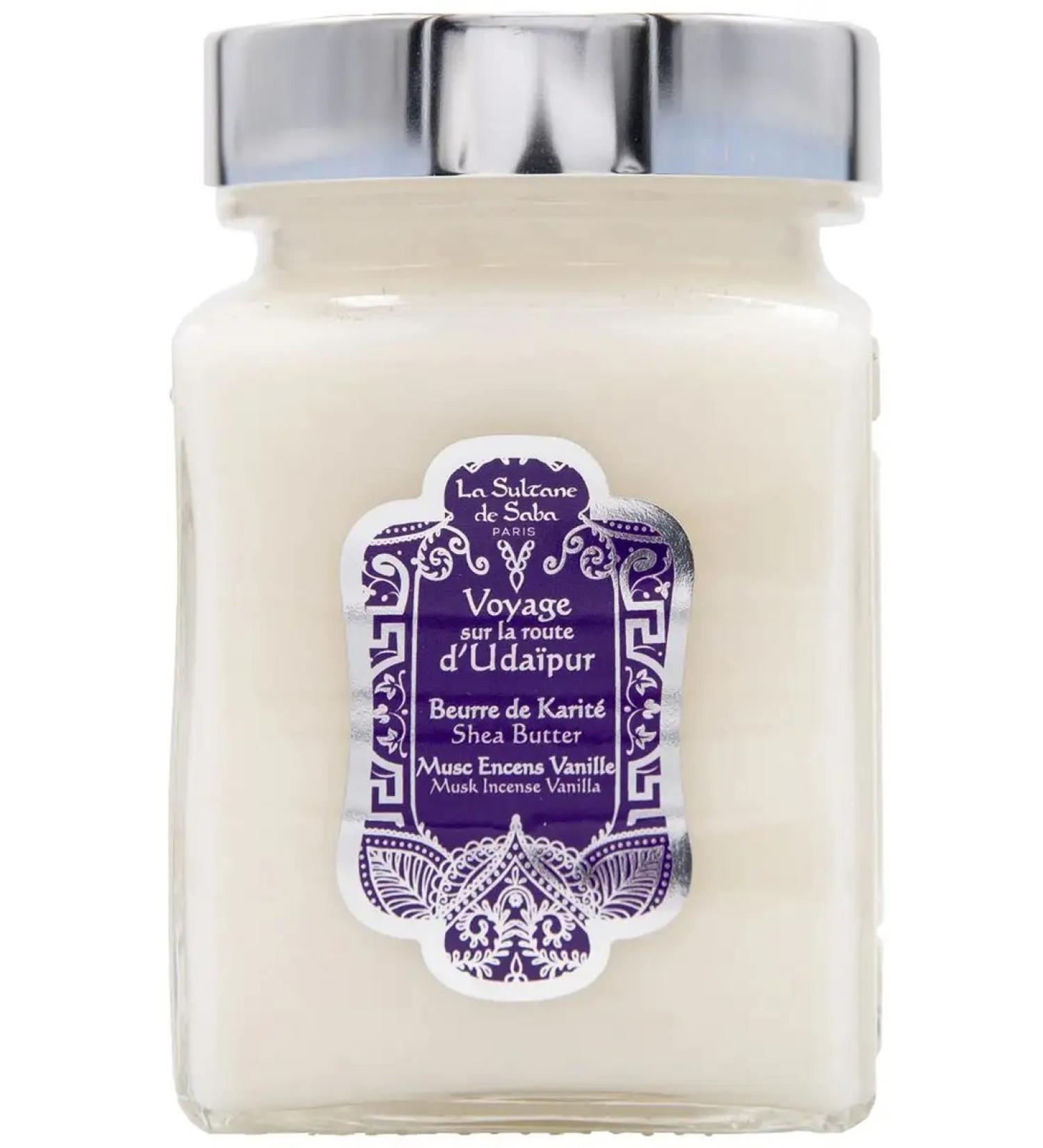 La Sultane de Saba Solid oil Karit for body musk incense vanilla 300ml