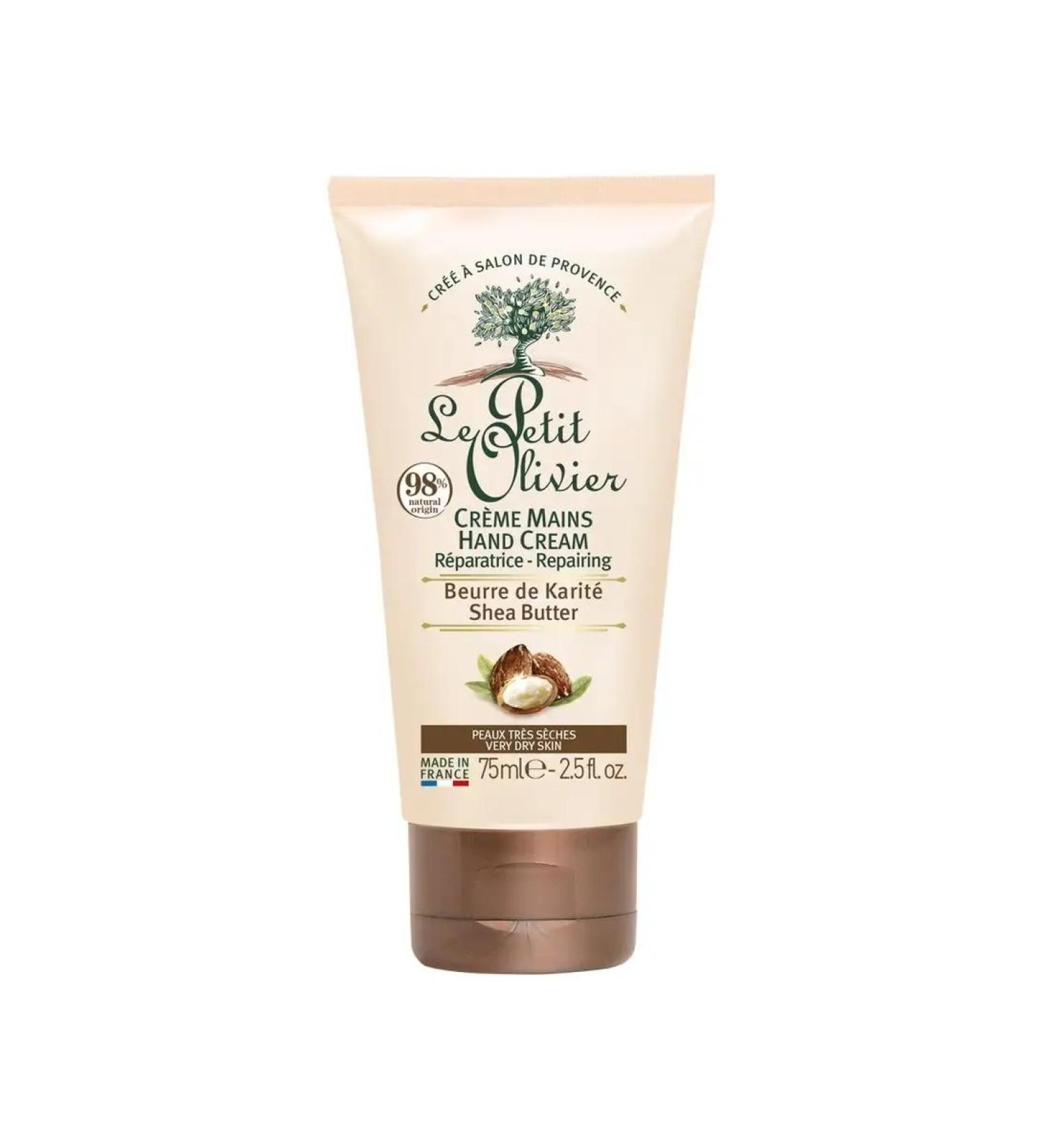 Le Petit Olivier Hand cream is restored with oil pulp 75 ml