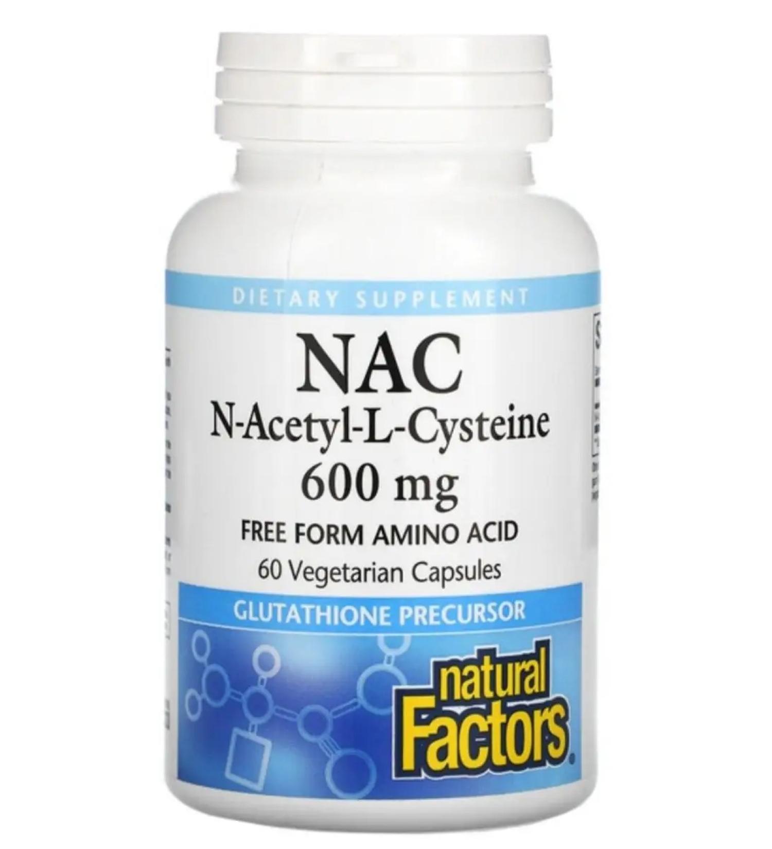 Natural Factors Vitamins for the liver Detox NAC Dad amino acid - Buy Online on GoSupps.com