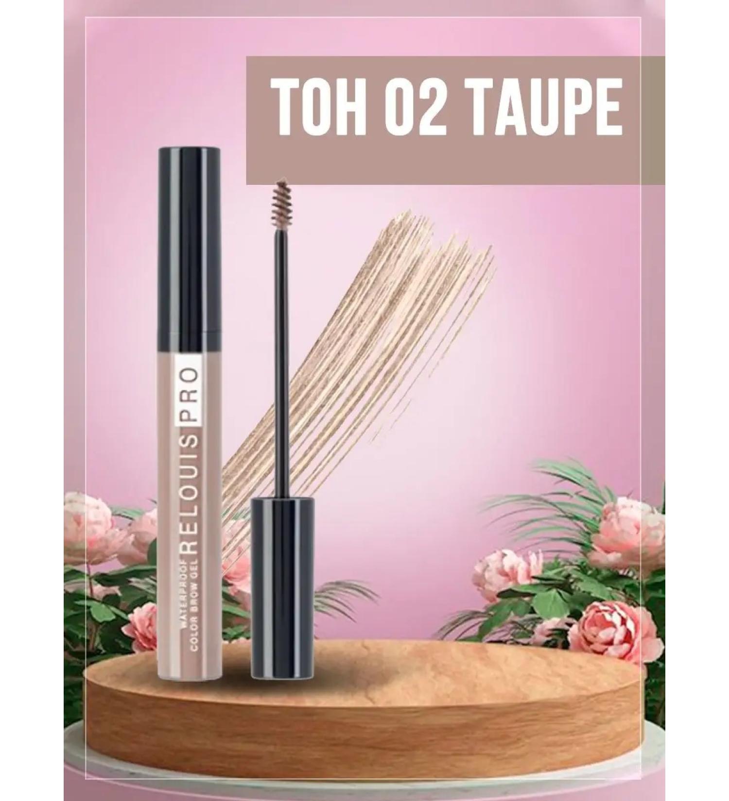 RELOUIS Eyebrow gel waterproof tint tone 02 - Buy Online on GoSupps.com