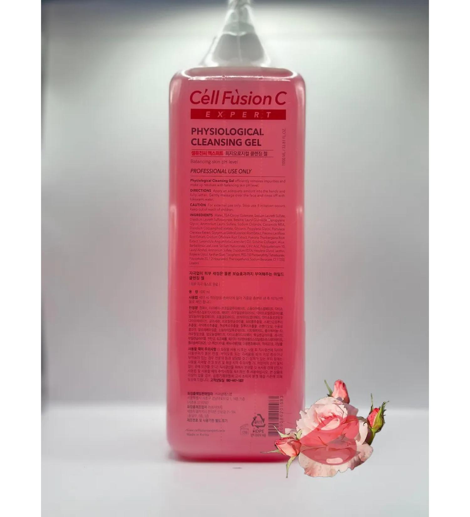 Cell Fusion C Moisturizing Gel Physiological Cleansing Gel 1000 ml