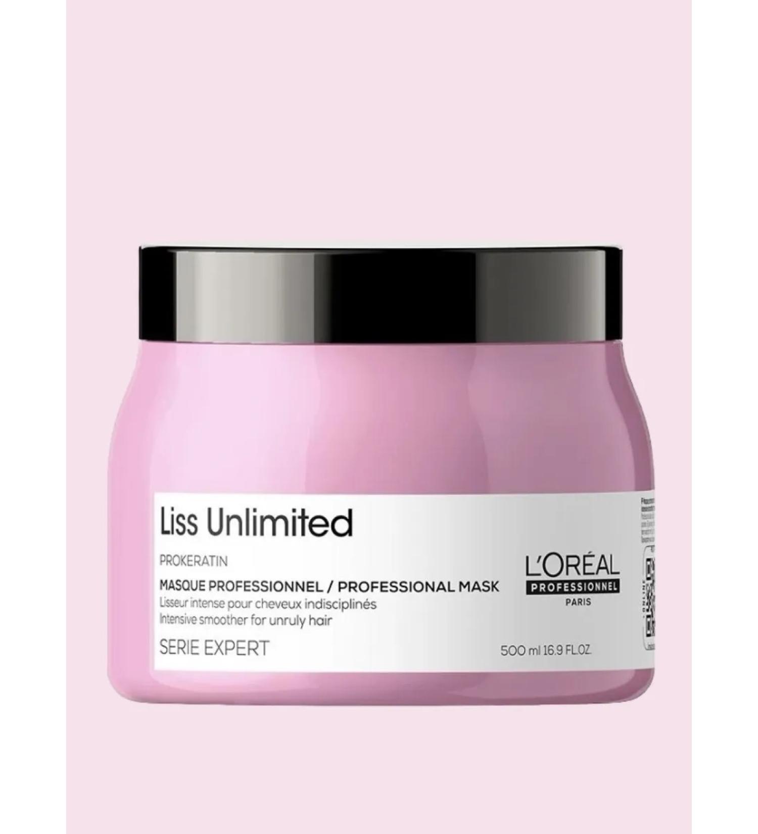 L'Oreal Professionnel L'REAL LISS Unlimited Mask 500 ml - Buy Online on GoSupps.com