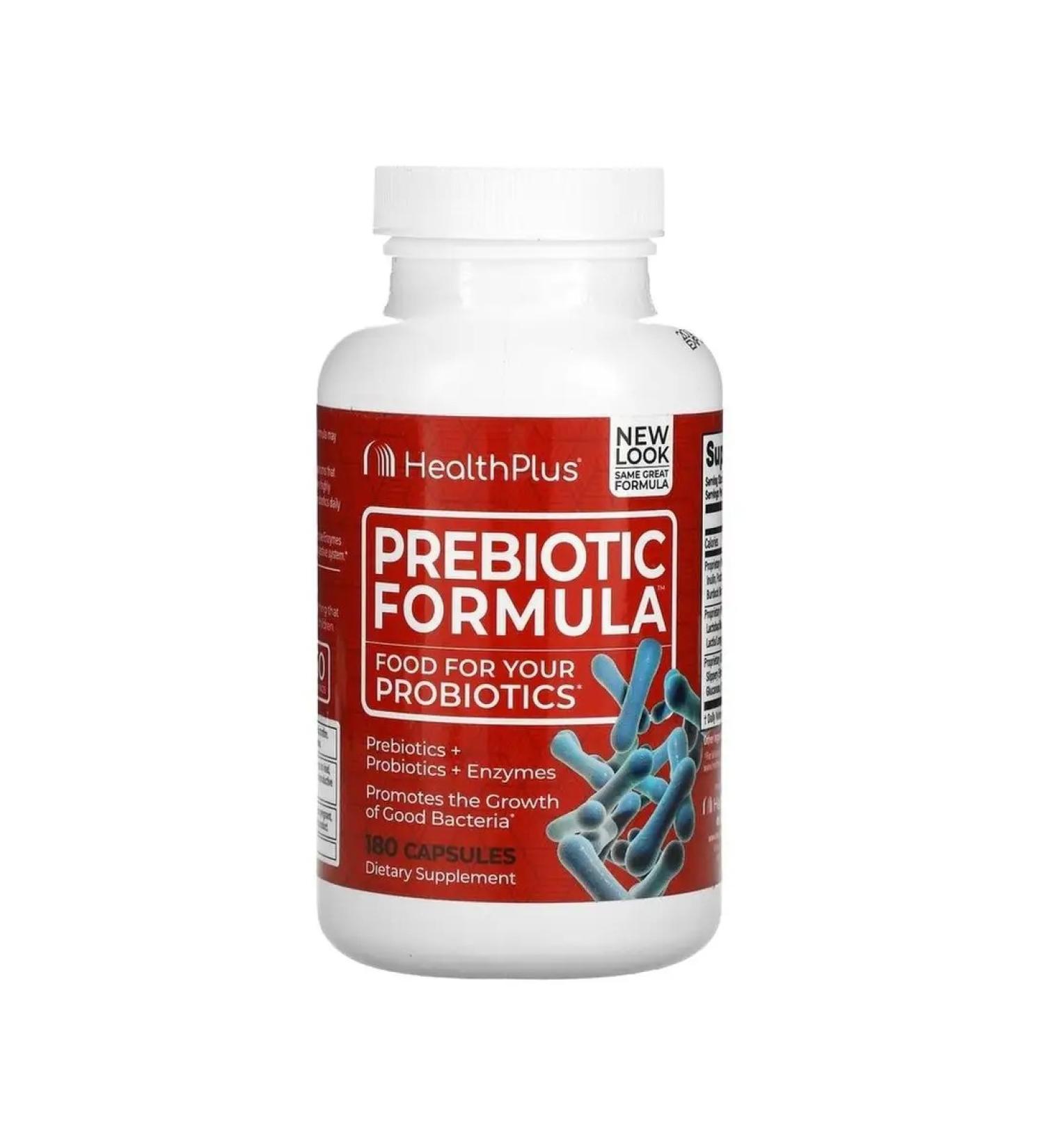 Health Plus Prebiotics for the intestines enzymes 180 capsules