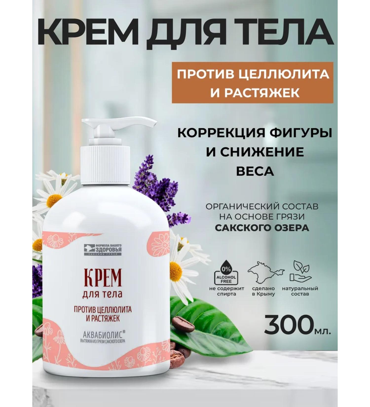 Aquabiolis Body cream against cellulite and stretch marks - Buy Online on GoSupps.com