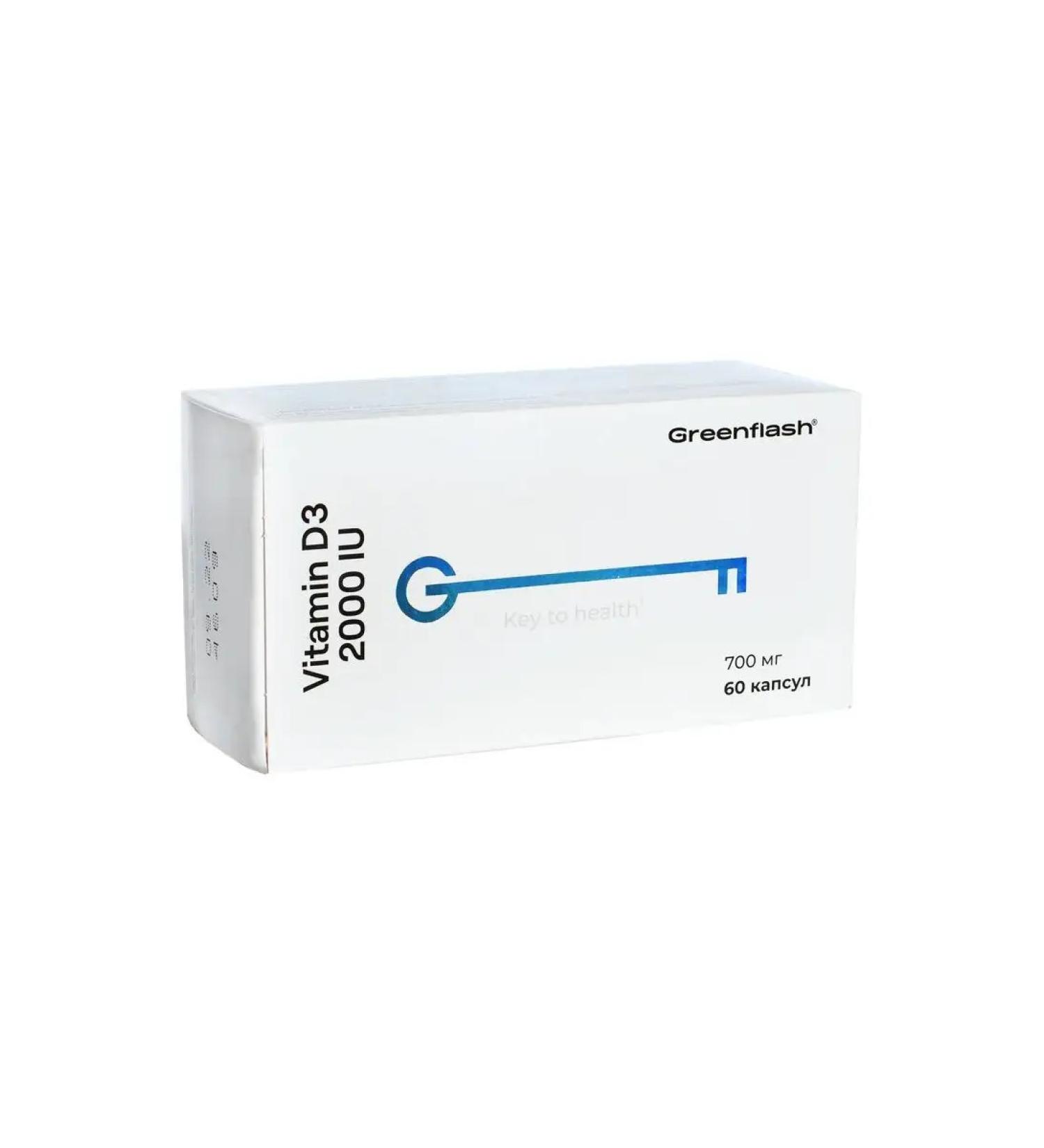 Elena Greenflash Vitamin D3 2000 ME - Buy Online on GoSupps.com