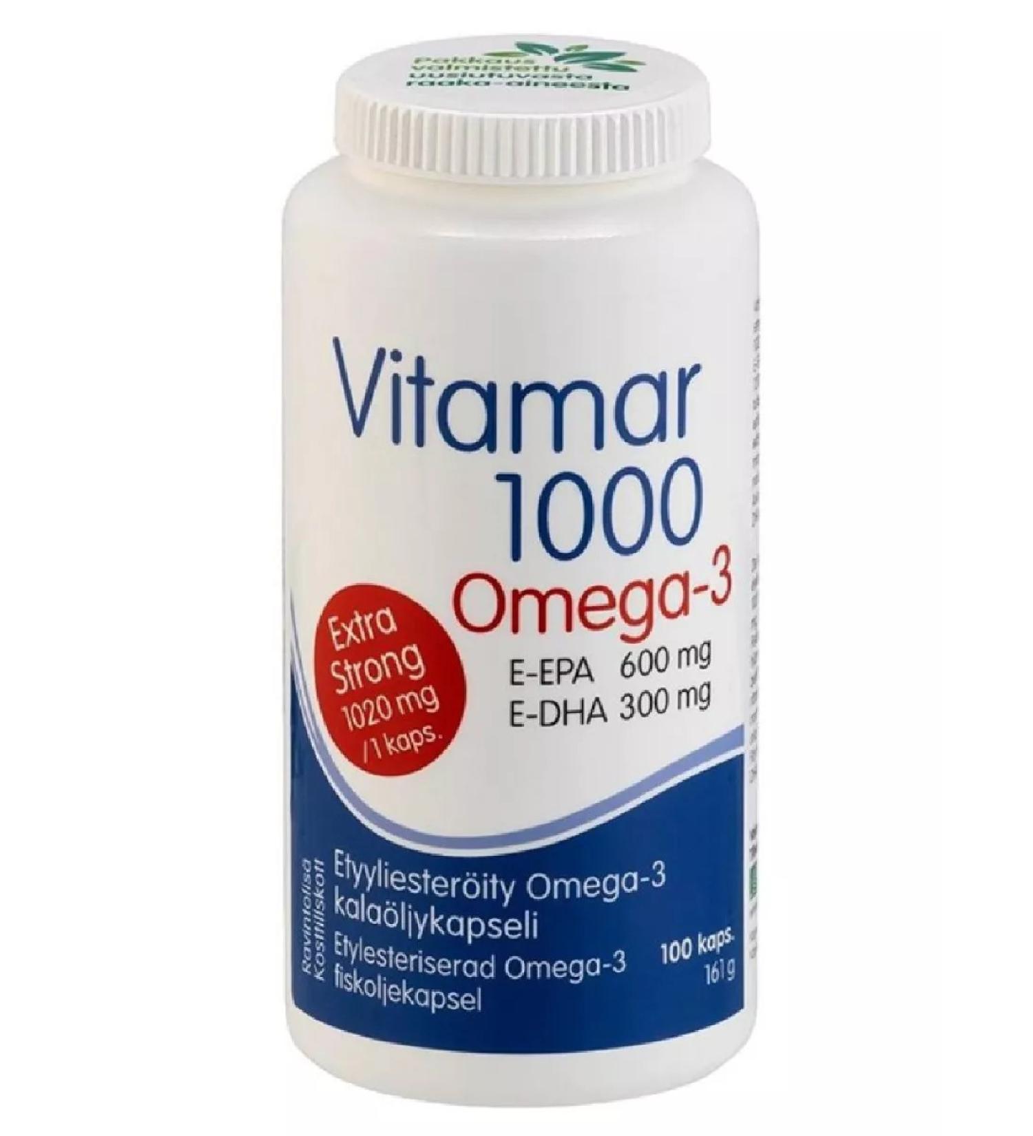 SUOMI Vitamar omega 1000 mg capsule 100 pcs - Buy Online on GoSupps.com