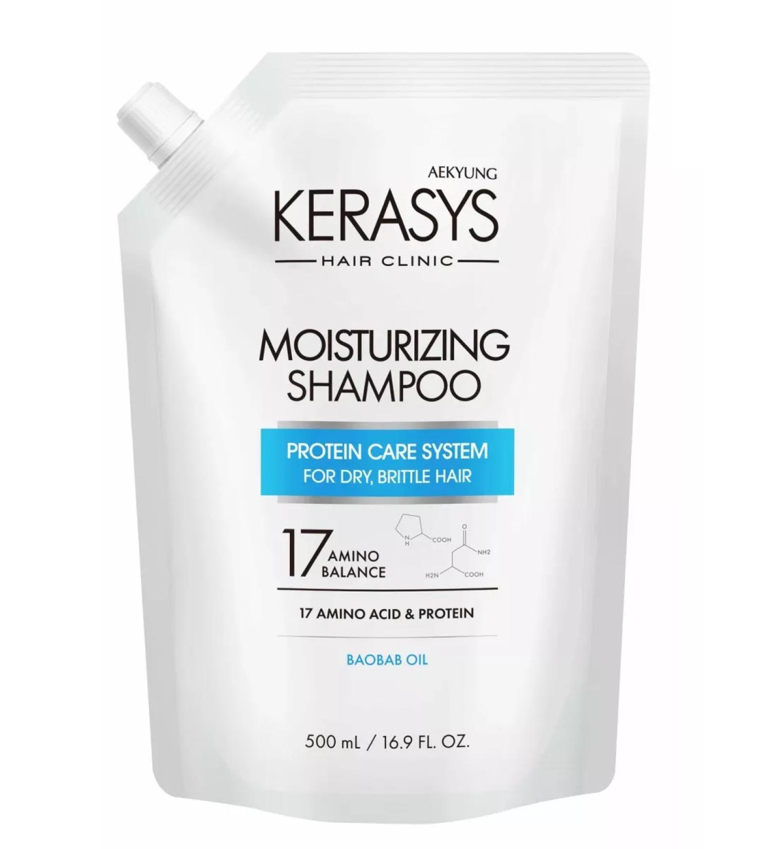 KeraSys Moisturizing hair shampoo 500ml - Buy Online on GoSupps.com
