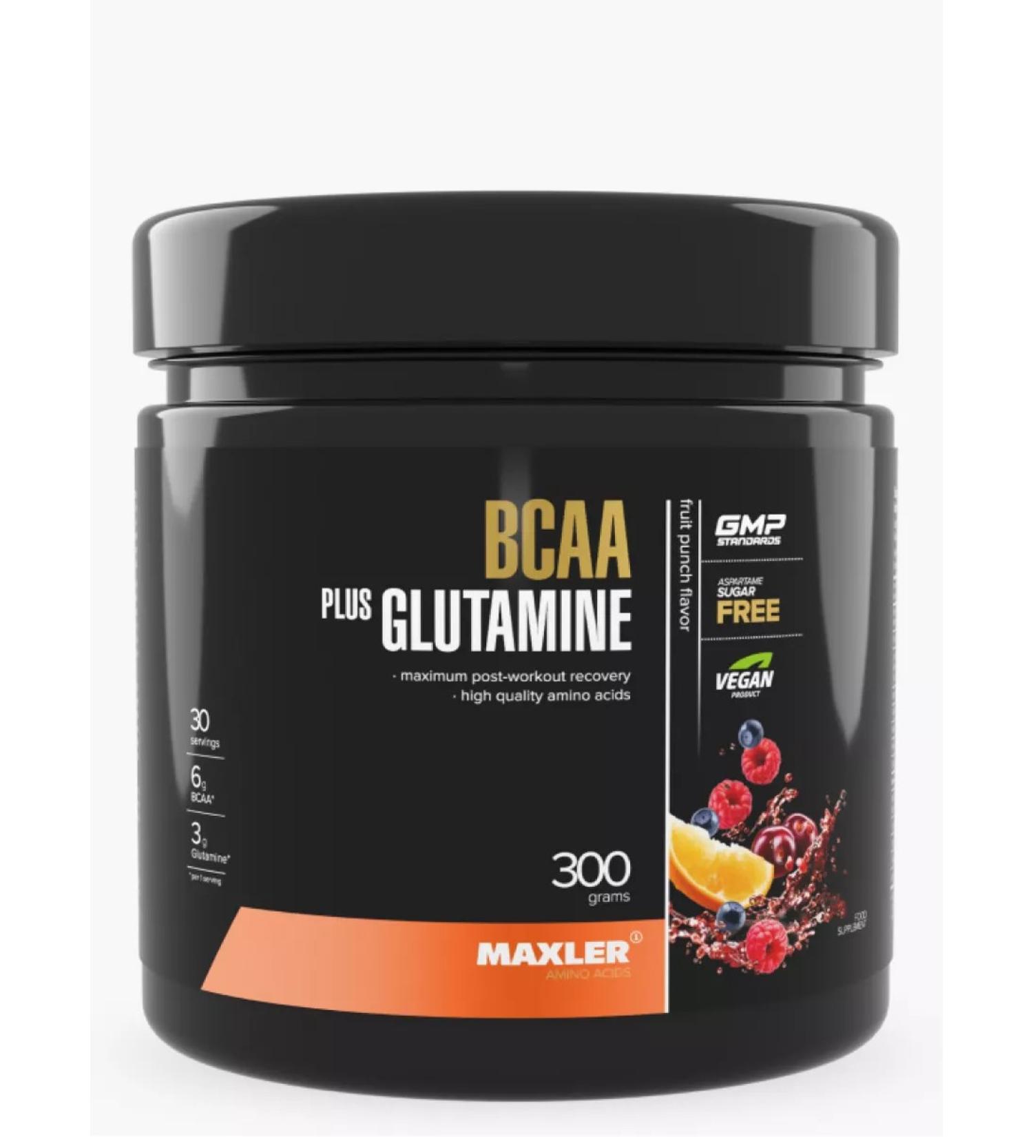 maxler BCAA + Glutamine BCAAA Glutamin amino acids powder 300g - Buy Online on GoSupps.com