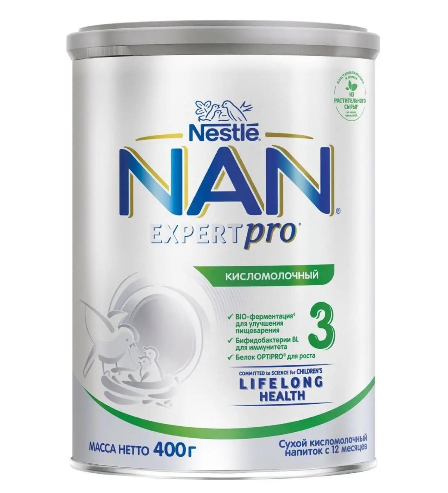NAN Sour -milk 3 mixture with bifidobacteria 400 g