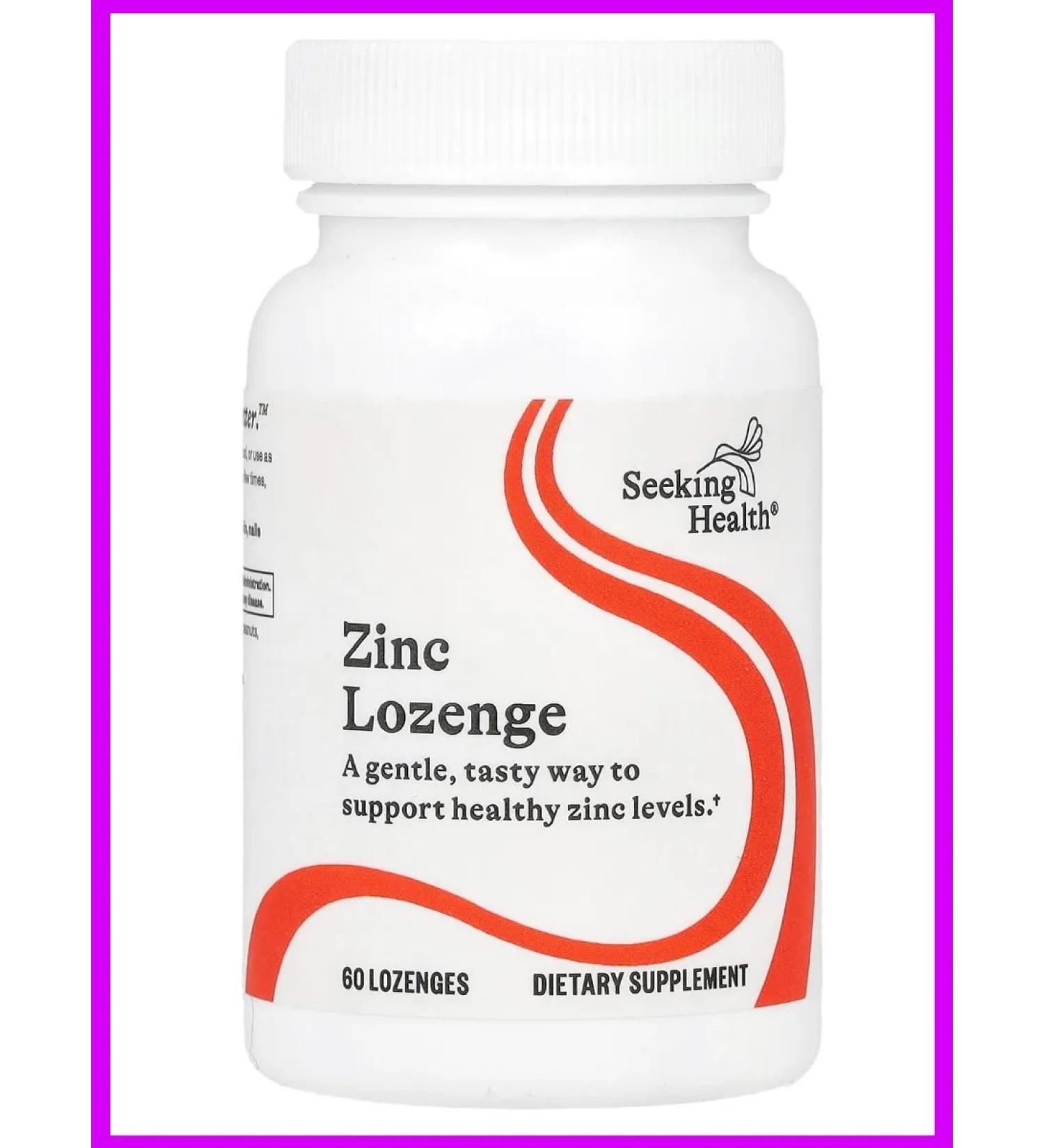 Seeking Health Zinc 15 mg 60 candies