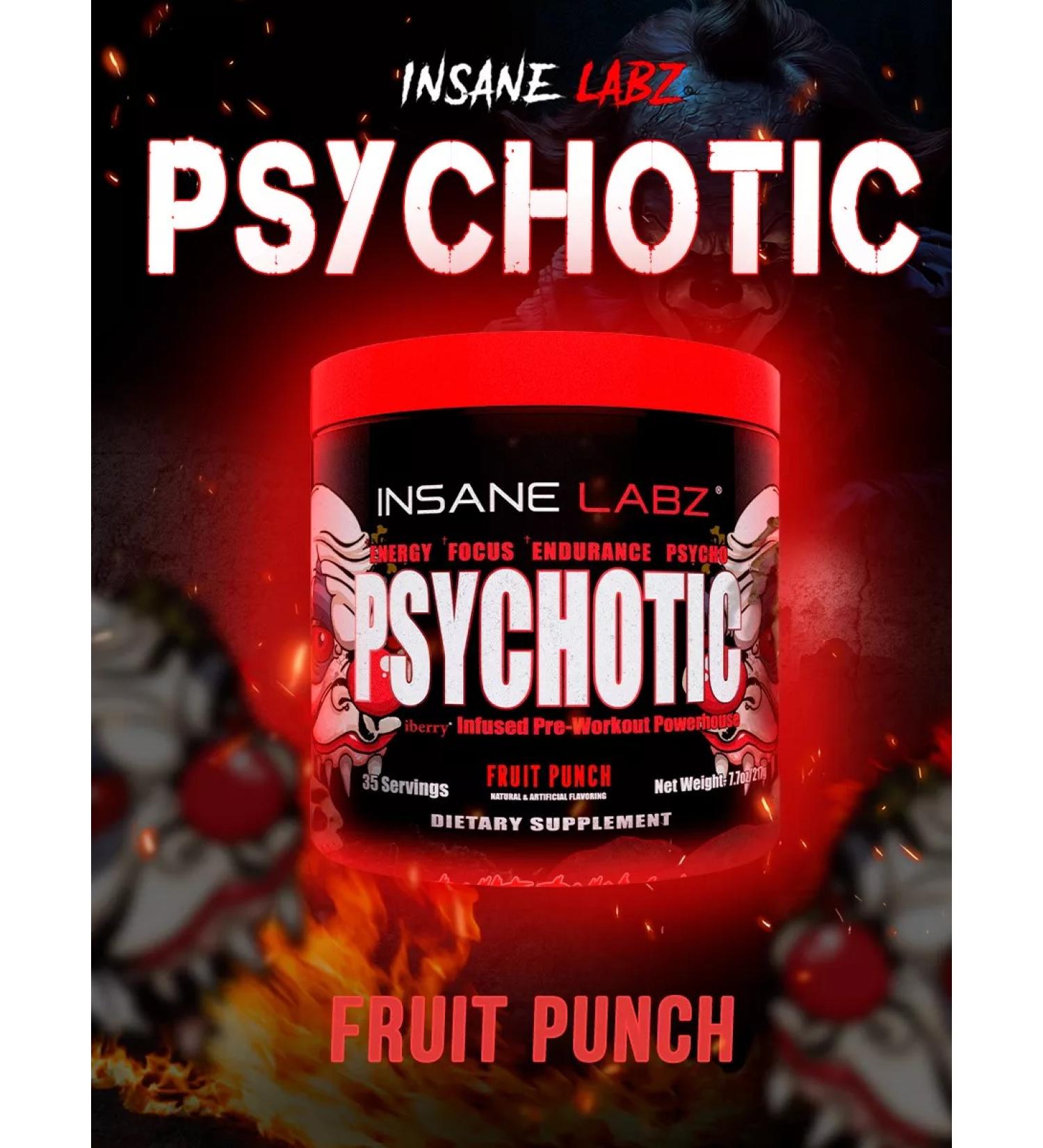 Insane Labz Fruit Punch Psychotics Psychotics Complex - Buy Online on GoSupps.com