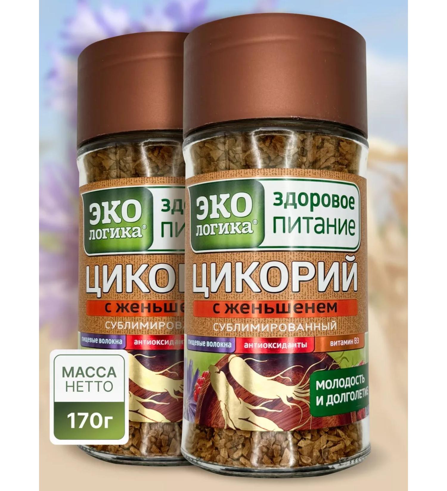 EcoLogic Chicoria sublimate ginseng 2x85g - Buy Online on GoSupps.com