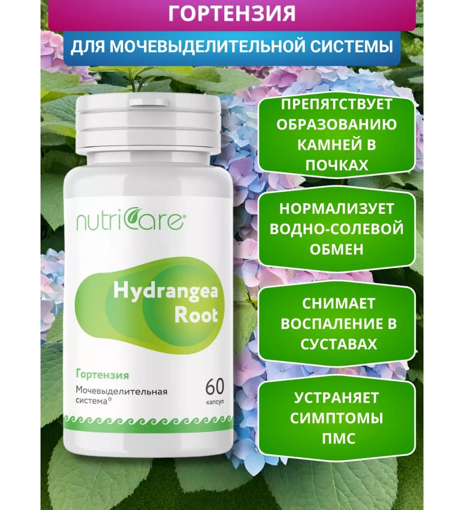 Nutricare TSN hydrangea for the genital area capsules 60 pcs - Buy Online on GoSupps.com
