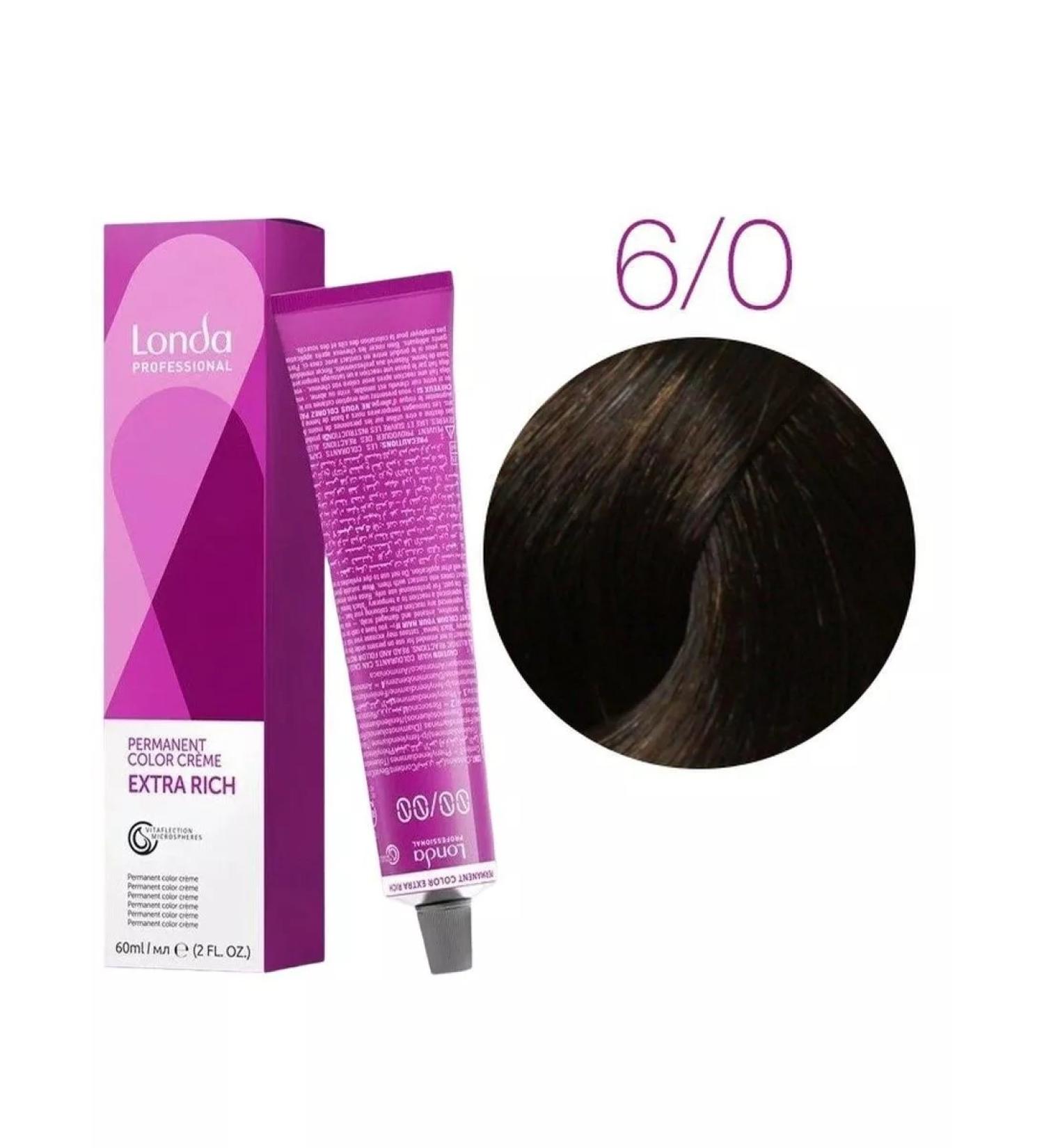 Londa Professional Hair dye 6-0 Londa 60 ml - Buy Online on GoSupps.com