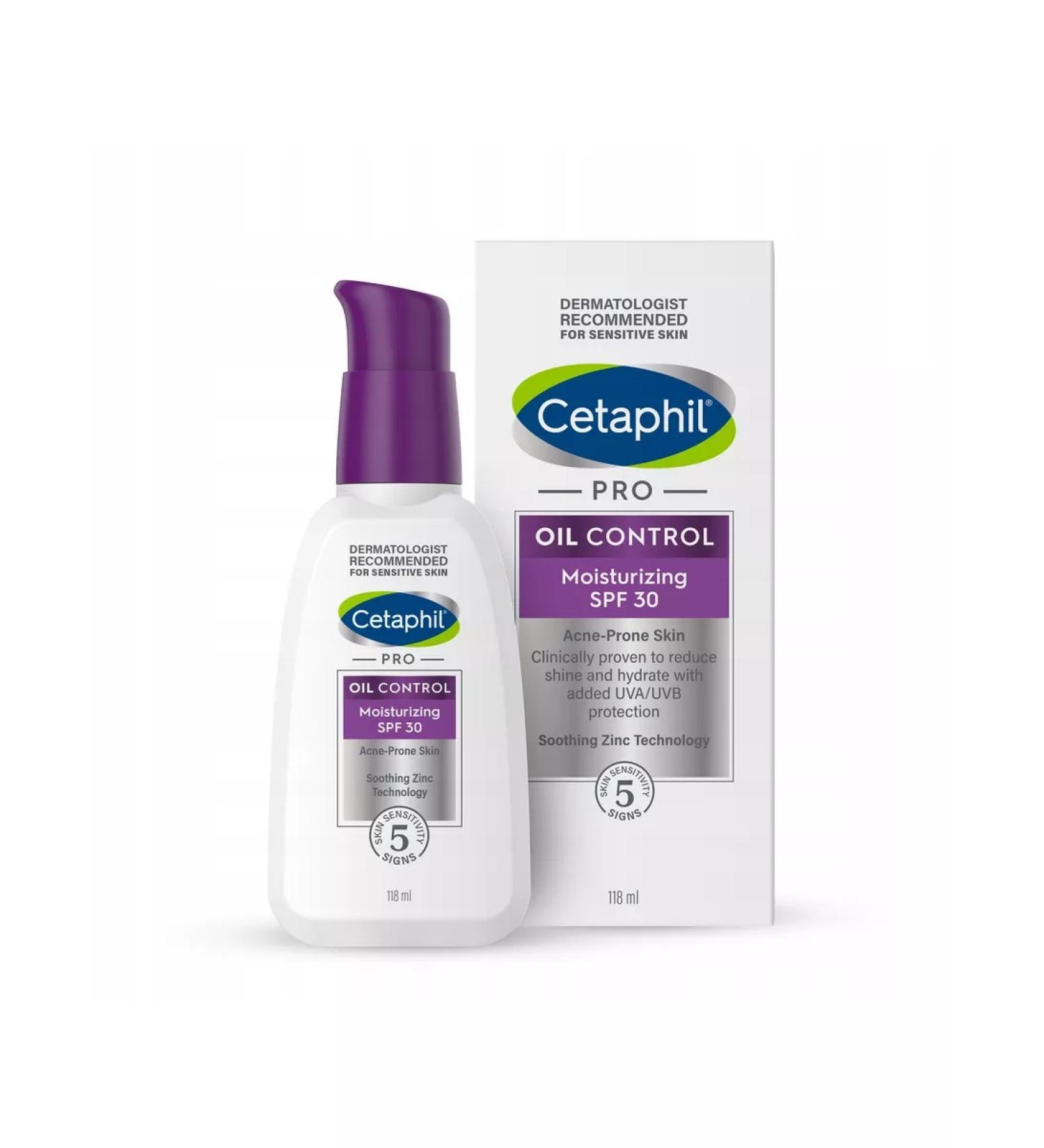 Cetaphil Moisturizing and matting cream SPF30 for skin prone to acne - Buy Online on GoSupps.com