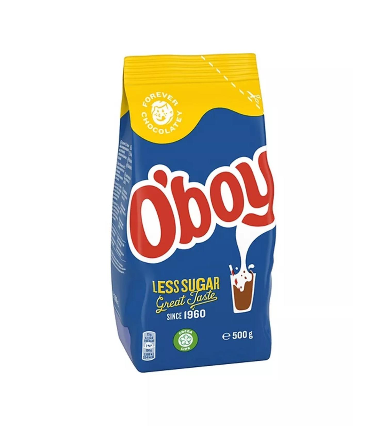Oboy O'boy Less Sugar cocoa less sugar 500 grams