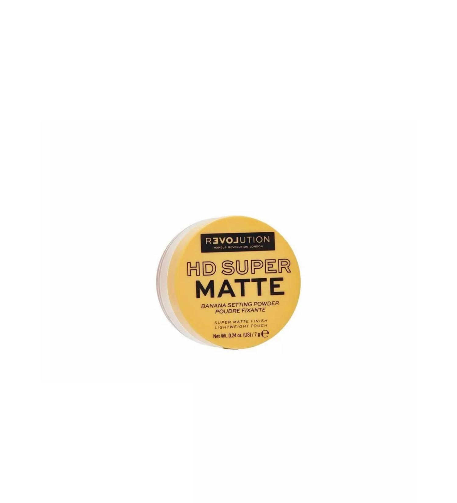 RELOVE REVOLUTION Bathered powder for the face HD Super Matte tone Banana - 1 pc