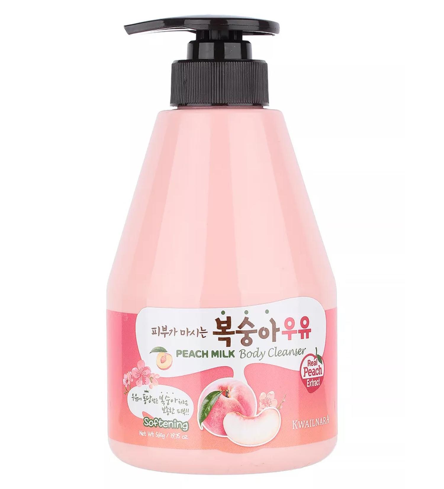 WELCOS Shower gel with peach and milk proteins