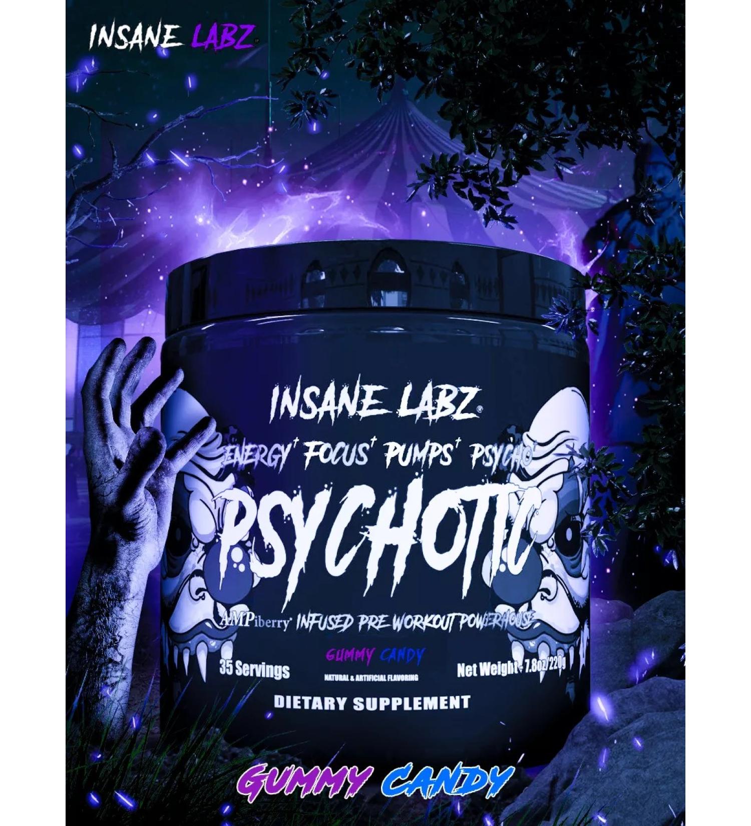 Insane Labz Pre -TRAI PSYCHOOTIC BLACK marmalade - Buy Online on GoSupps.com