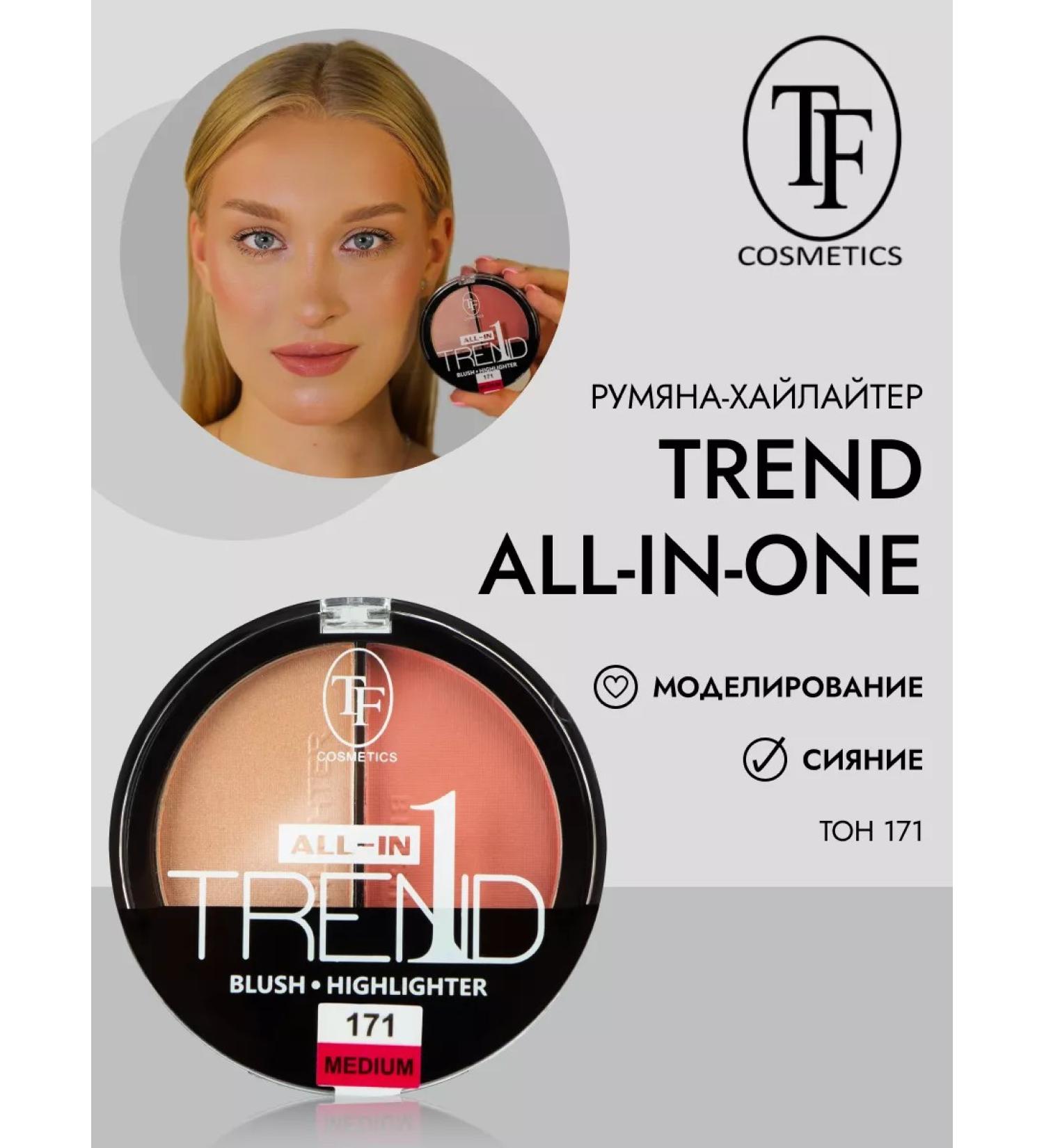 TF Cosmetics Blue Highlighter Trend All-In-One CTP-17 - Buy Online on GoSupps.com