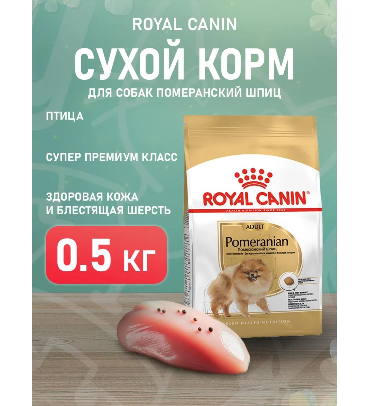 ROYAL CANIN Dry pomeranian food for dogs Pomeranian spitz 0.5 kg - Buy Online on GoSupps.com