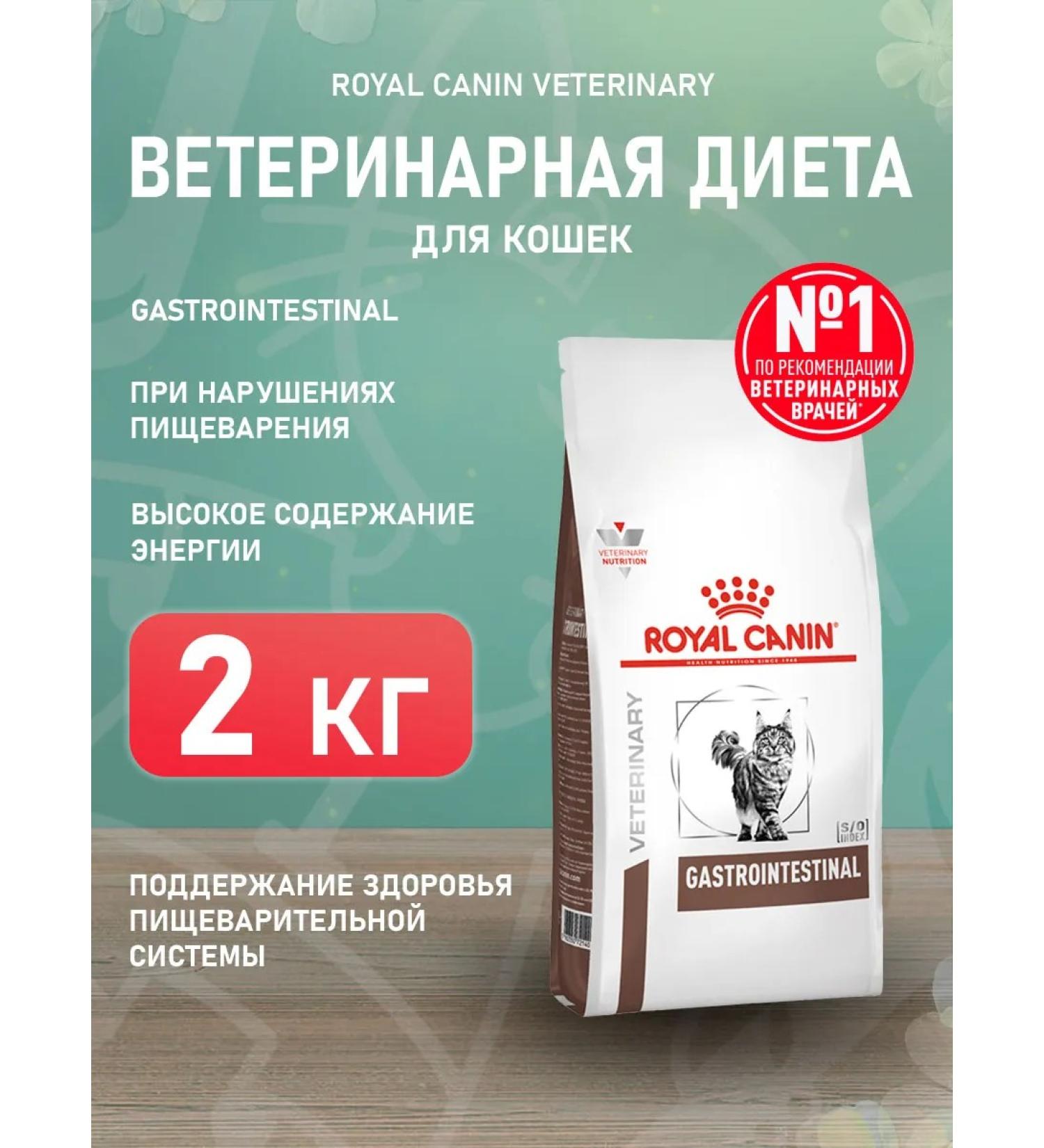 ROYAL CANIN Dry gastrointestinal feed for cats gastrointestinal 2 kg - Buy Online on GoSupps.com