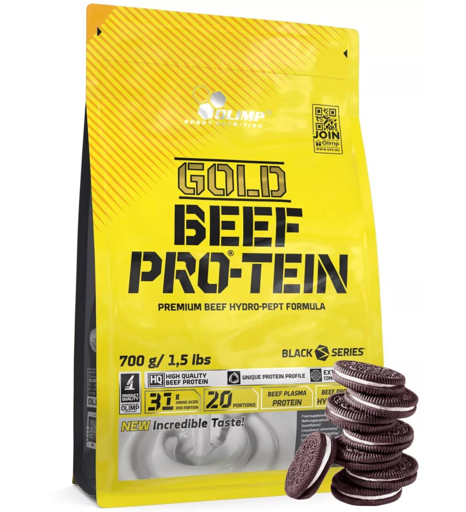 Olimp Sport Nutrition Beef protein Olimp Gold Beef Pro-Tein 700 g - Buy Online on GoSupps.com