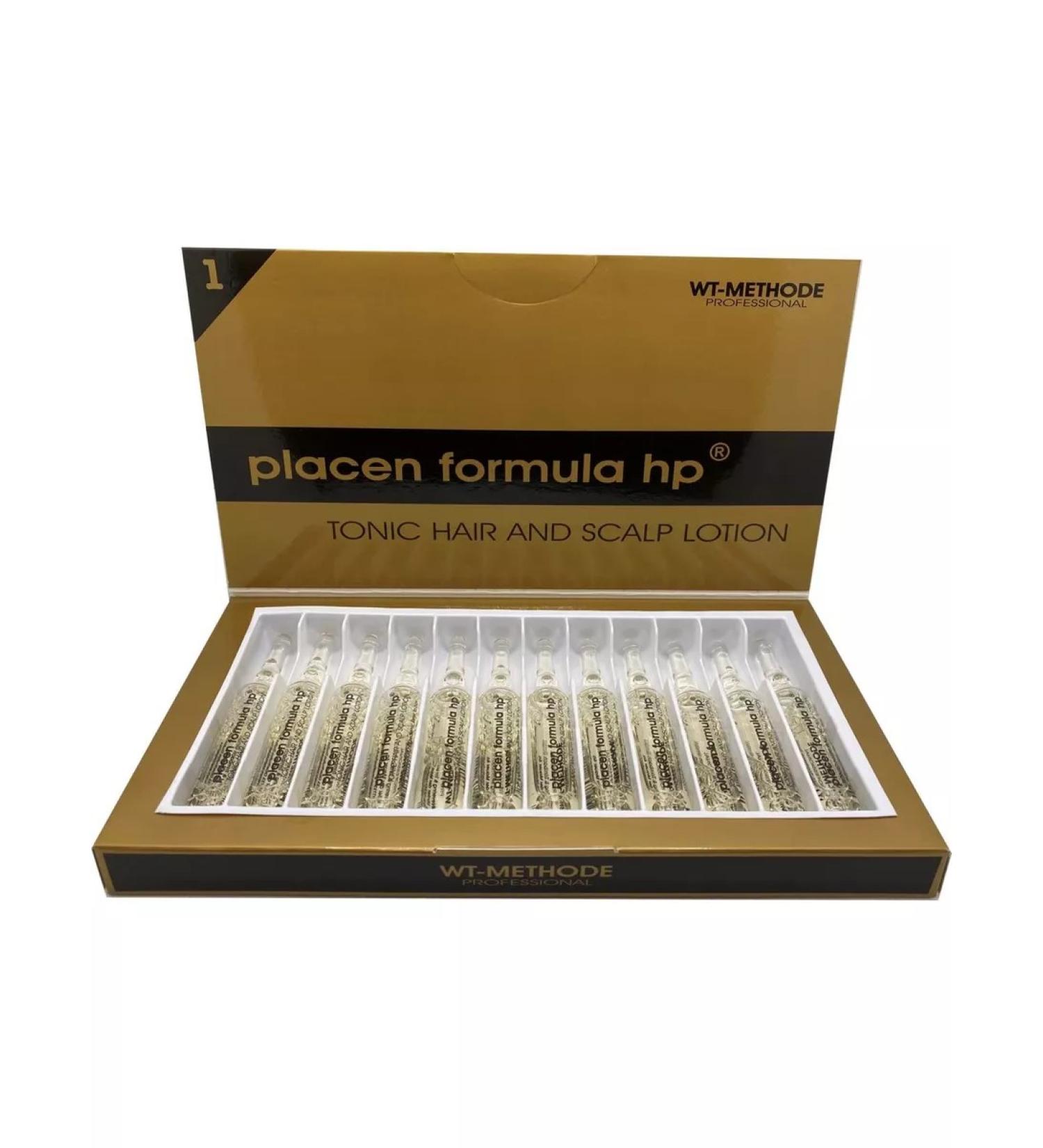 WT-METHODE Placen Formula HP (1) Hair loss of hair 12x10ml - Buy Online on GoSupps.com