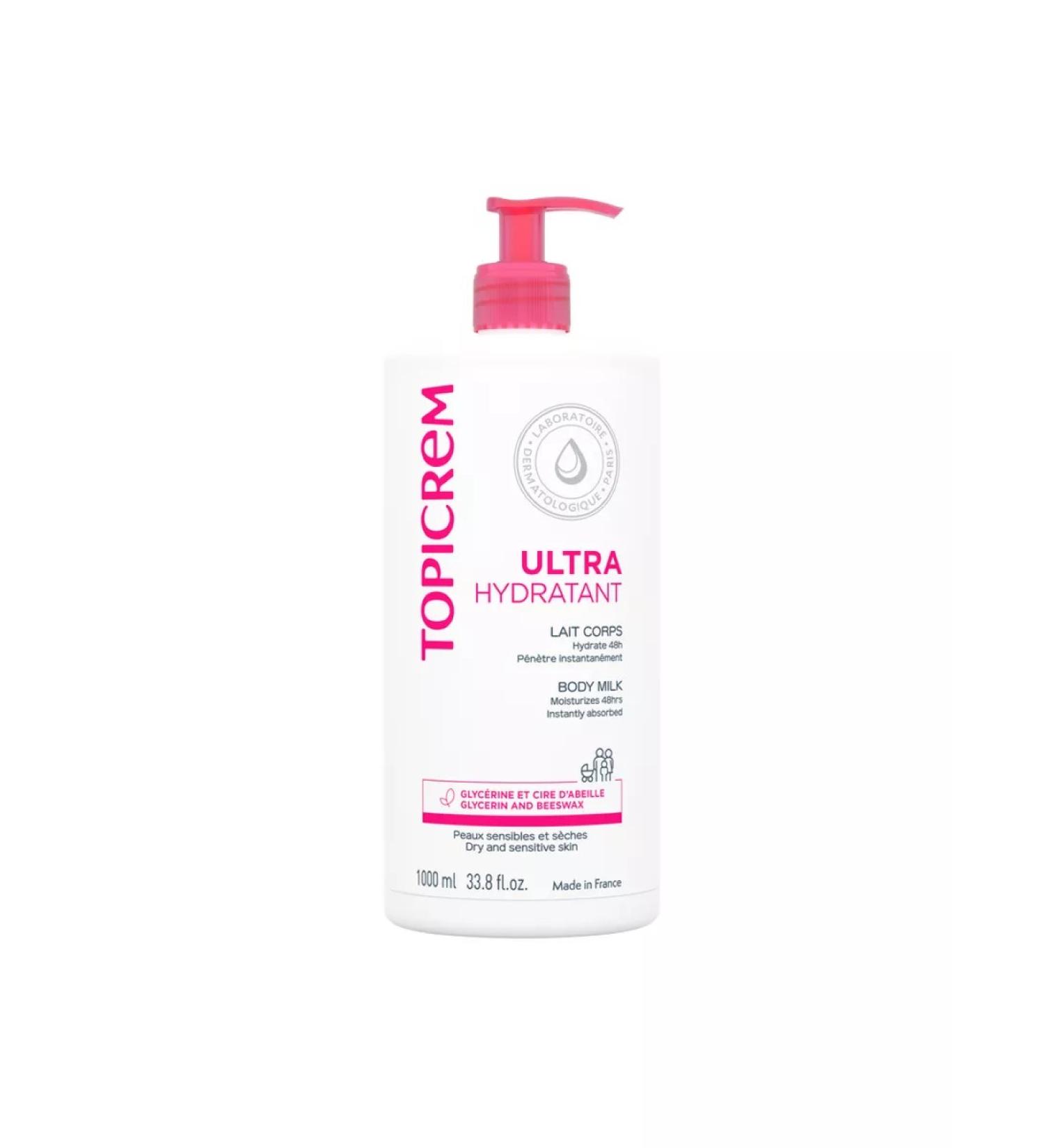 Topicrem ultra-moisturizing body milk 1000 ml