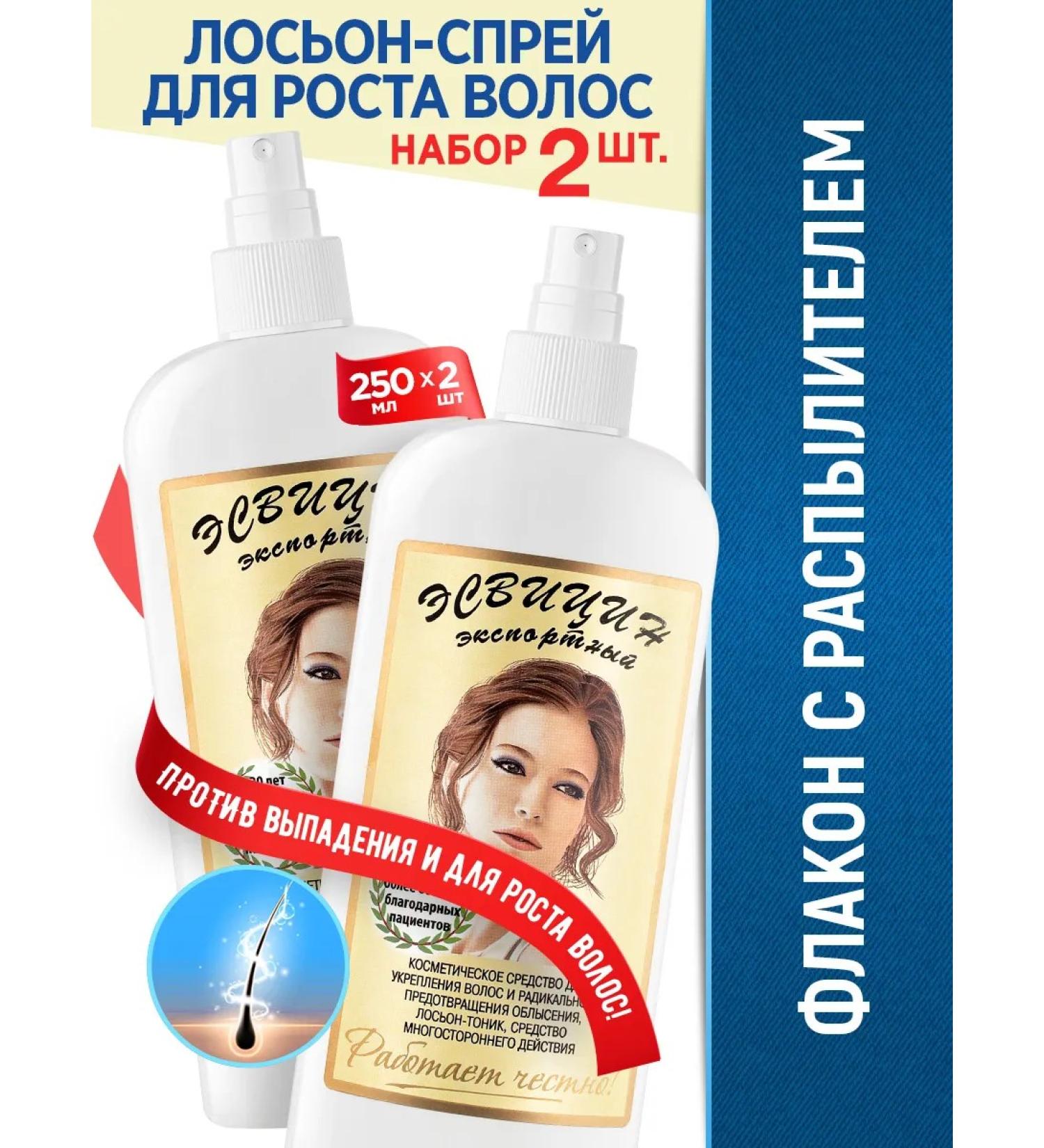 Esvicin Lotion Tonic for hair growth Spray Set 2pcs*250ml (500ml) - Buy Online on GoSupps.com