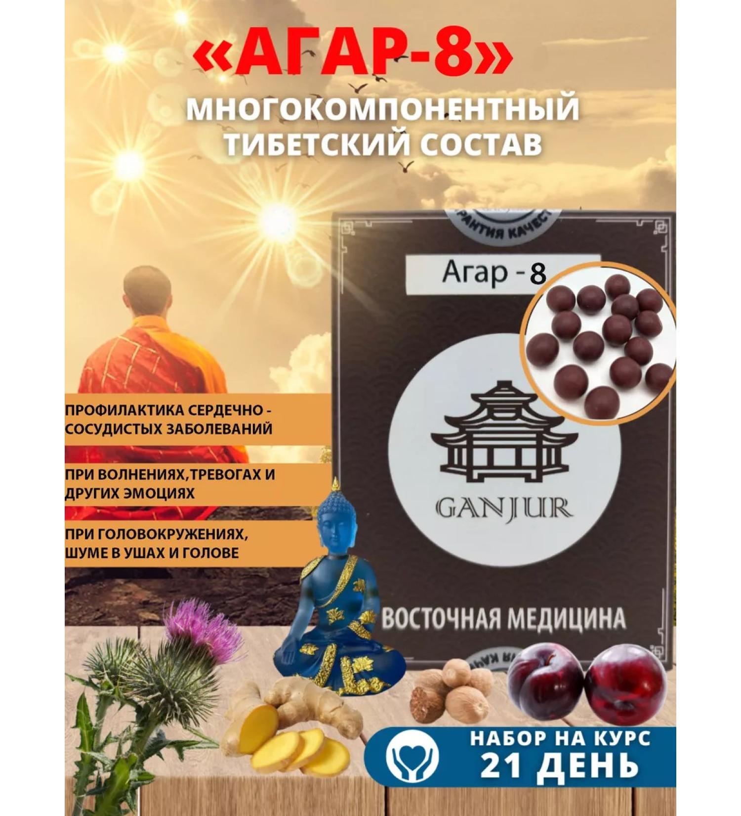 GANJUR Tibetan gathering agar 8 under stress - Buy Online on GoSupps.com