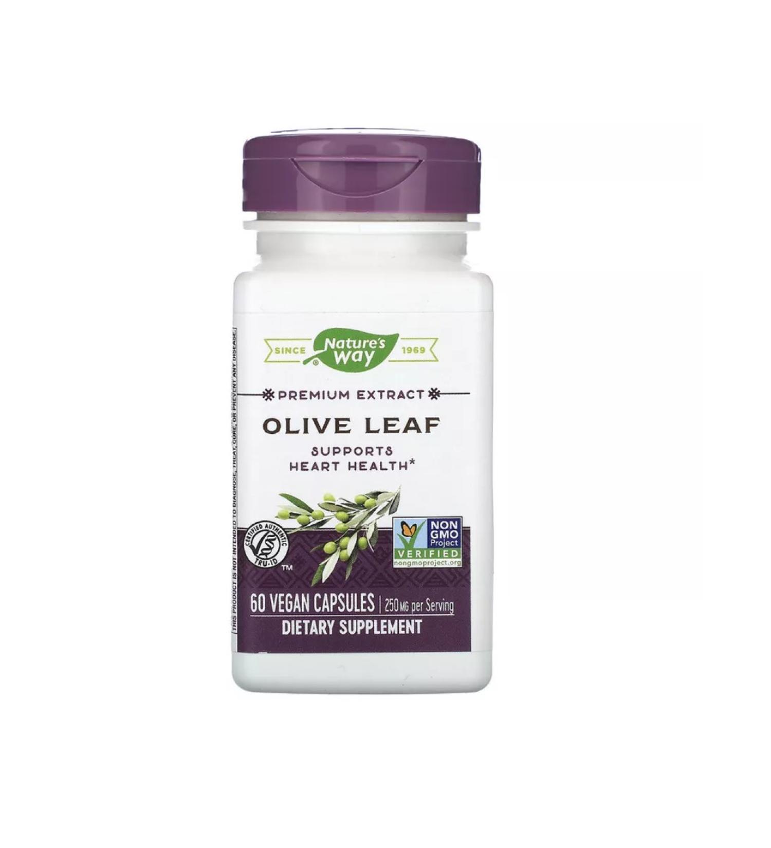 Nature's Way Olive leaves 250 mg 60 vegan capsules