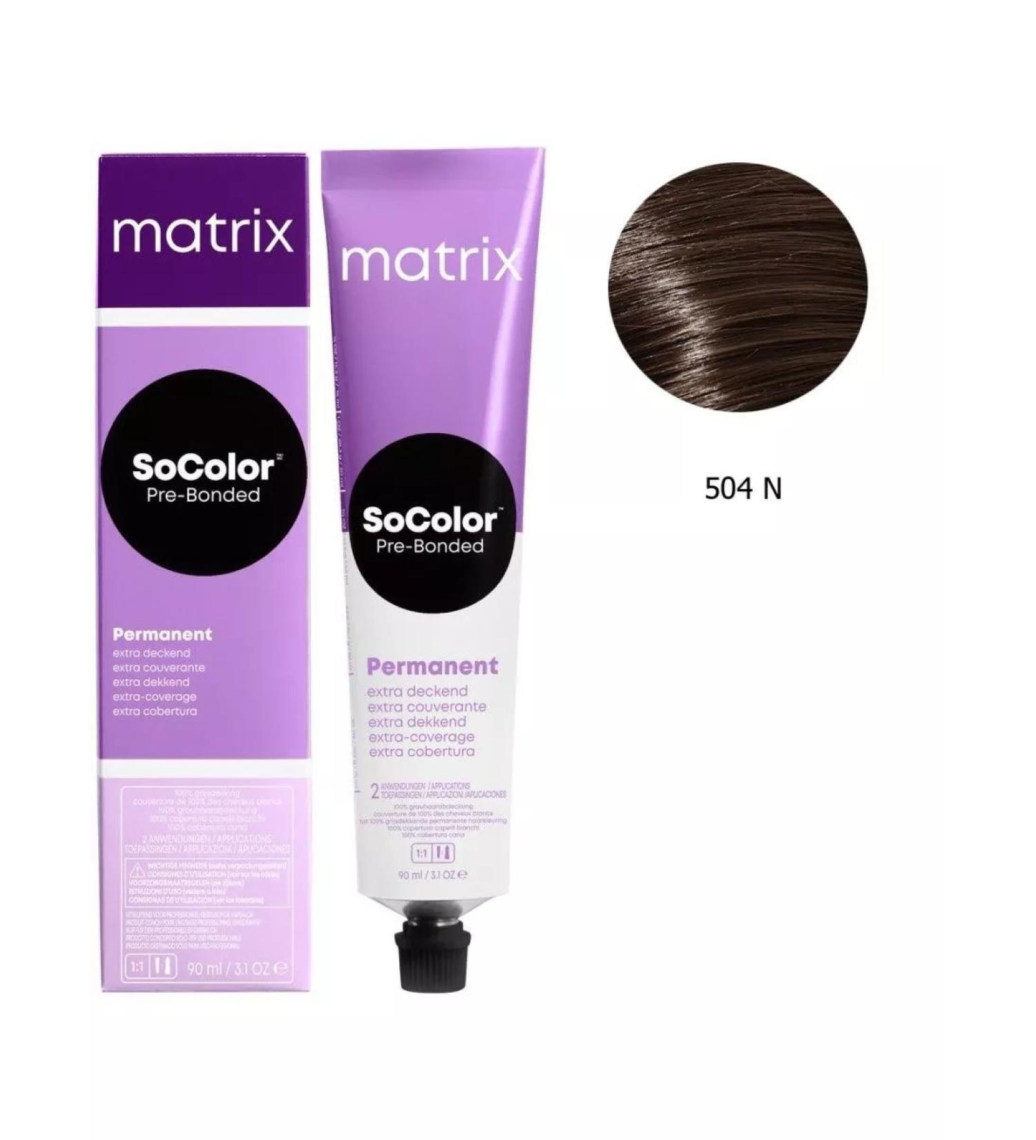 MATRIX Socolor Pre-Bonded 504n Cream
