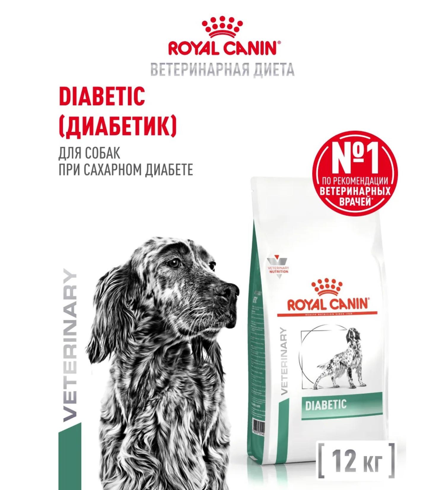 Royal Canin Dry food for dogs for diabetes Diabetic 12 kg - Buy Online on GoSupps.com