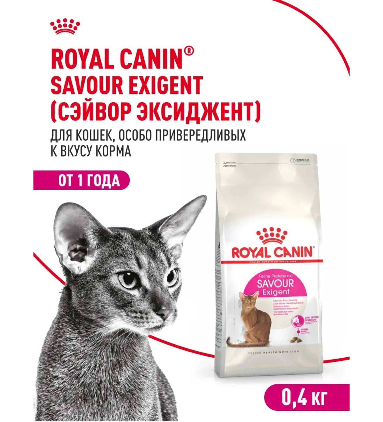 Royal Canin Dry food for fastidious cats Savour Exigent 400 g - Buy Online on GoSupps.com