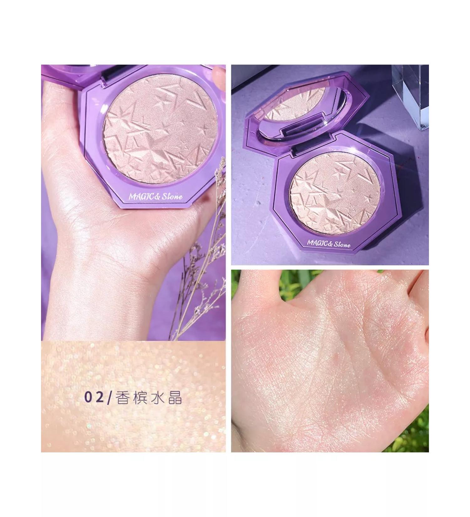 Miss Bronze Highlighter shimmer baked structure for the face and body - Buy Online on GoSupps.com