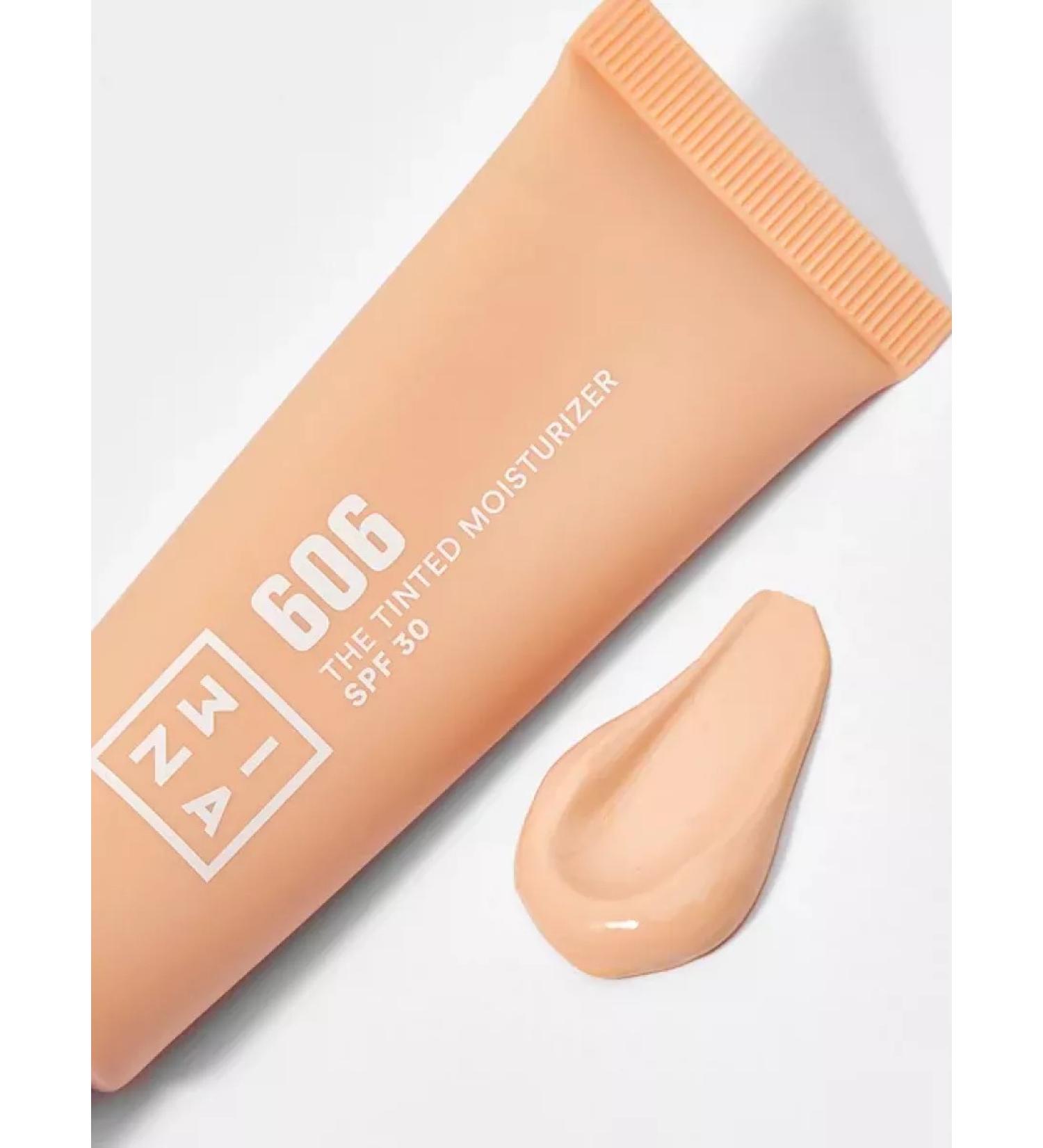 3ina Moisturizing cream with tone shade of 606 mine SPF 30 - Buy Online on GoSupps.com