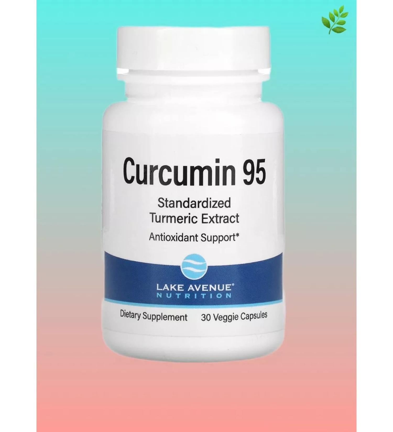 Lake Avenue Nutrition Kurkumin 500 mg 30 vegetarian capsules