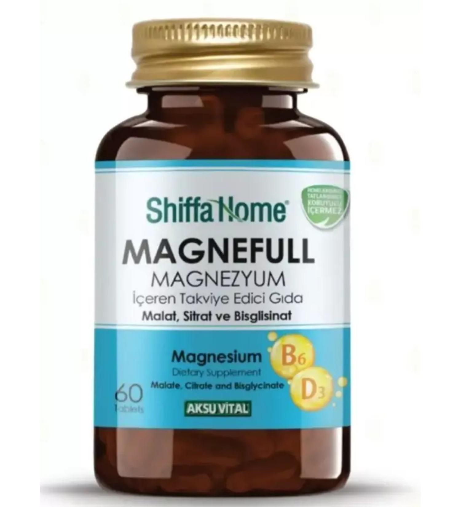 Shiffa home MagneFull magnesium vitamin B6 and D3