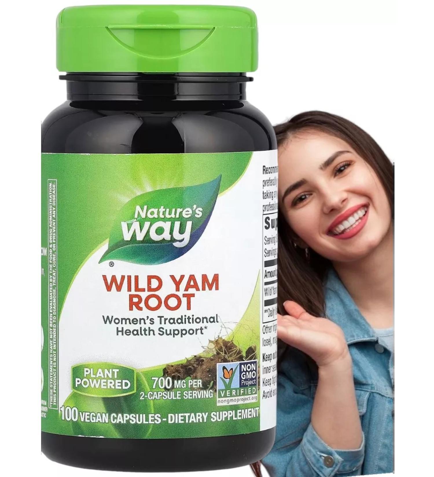 Nature's Way Wild Yams Bad Iherb Wild Yam Root Vitamins for Women US - Buy Online on GoSupps.com