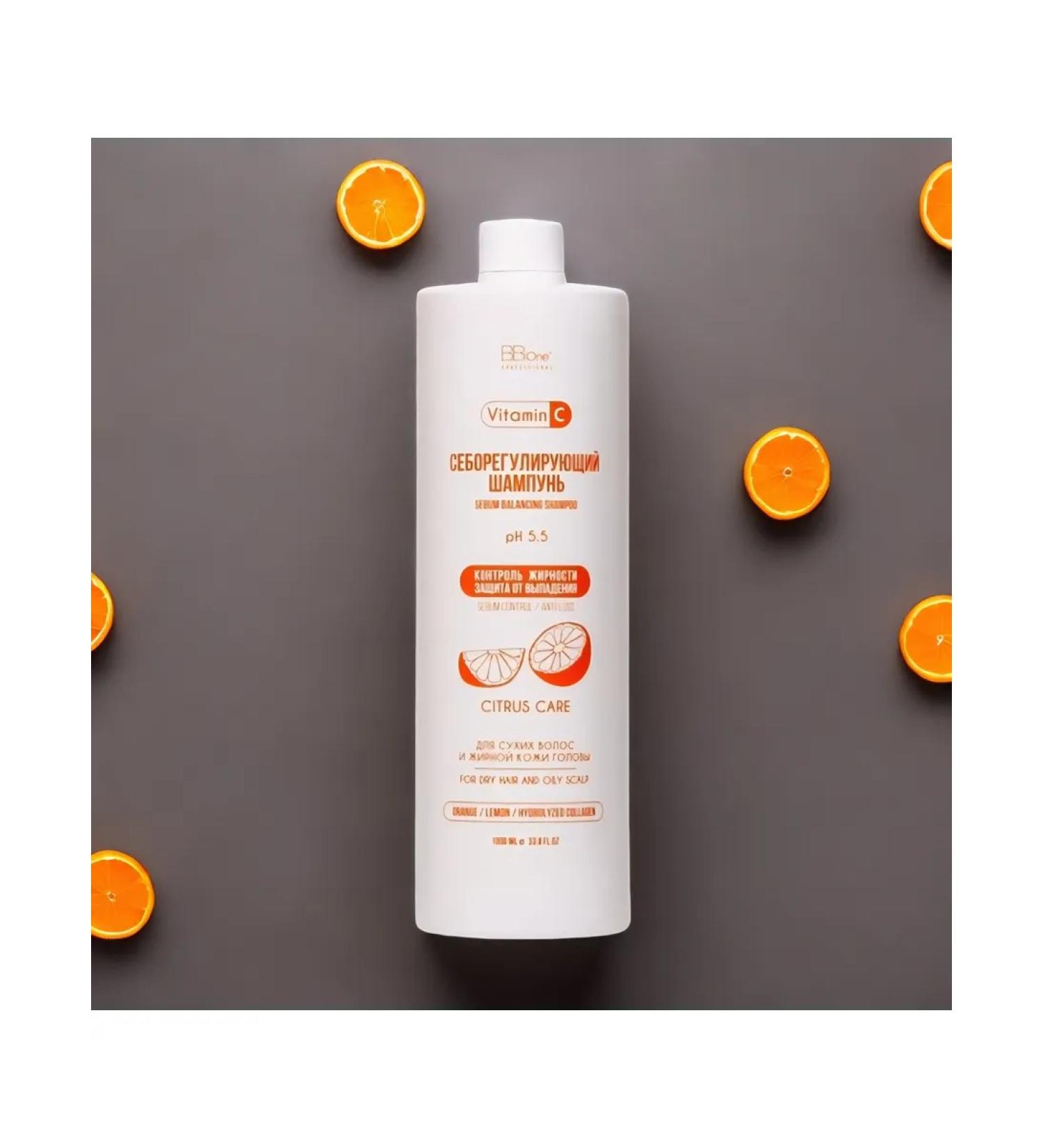 BB One Hair shampoo SHAMPOO SEBUM Balance Citrus Care 1l