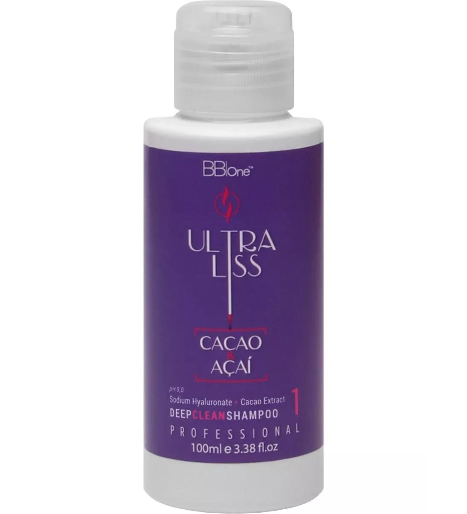 BB One Hair shampoo Prytal Ultra Liss Cacaoacai PH9 0.1L