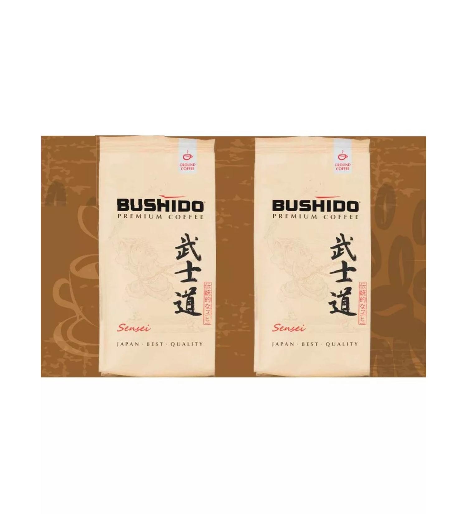 Bushido Ground Coffee Sensei 2 packages of 227 g - Buy Online on GoSupps.com