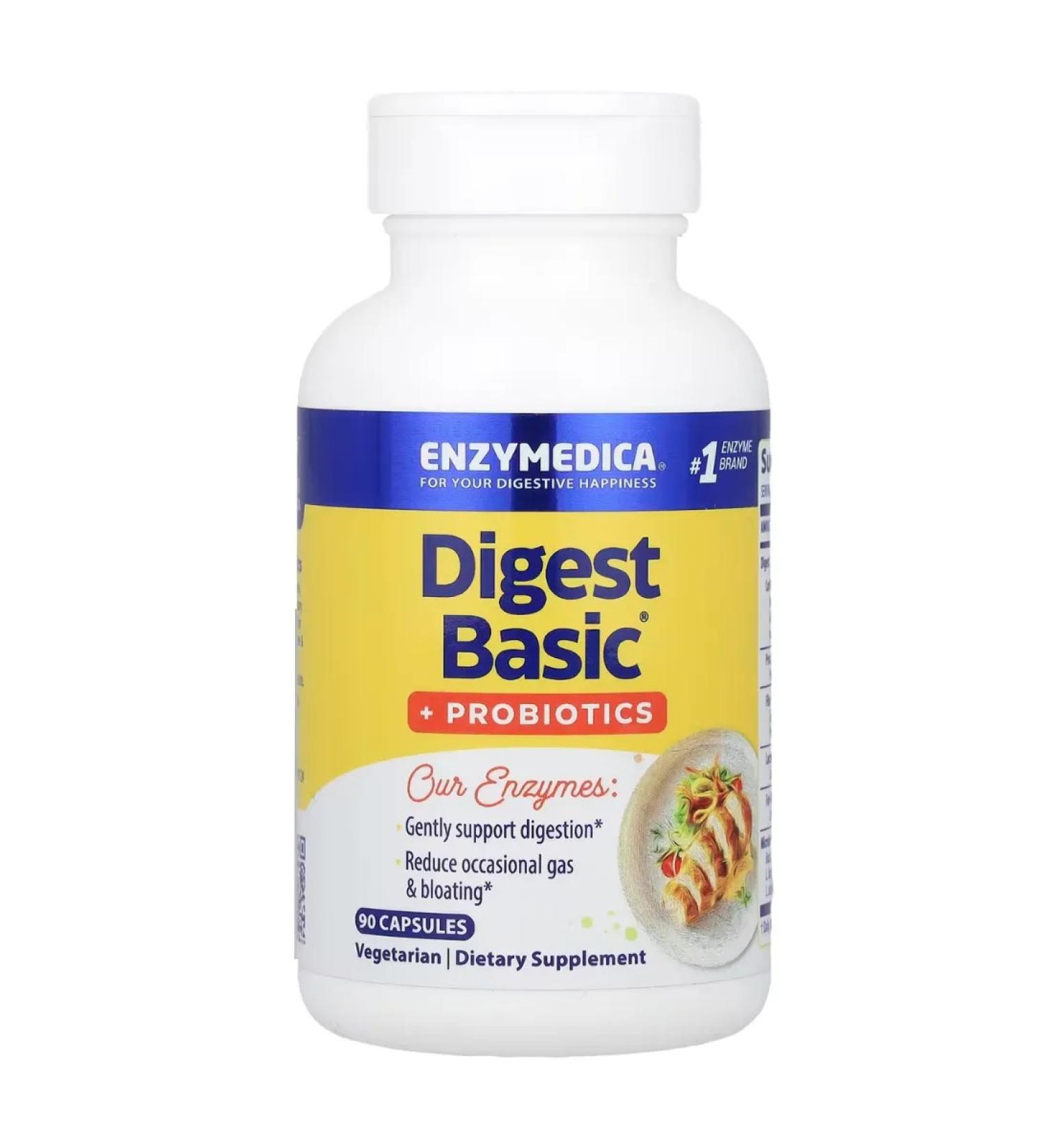 enzymedica Digest Basic + probiotics 90 capsules - Buy Online on GoSupps.com