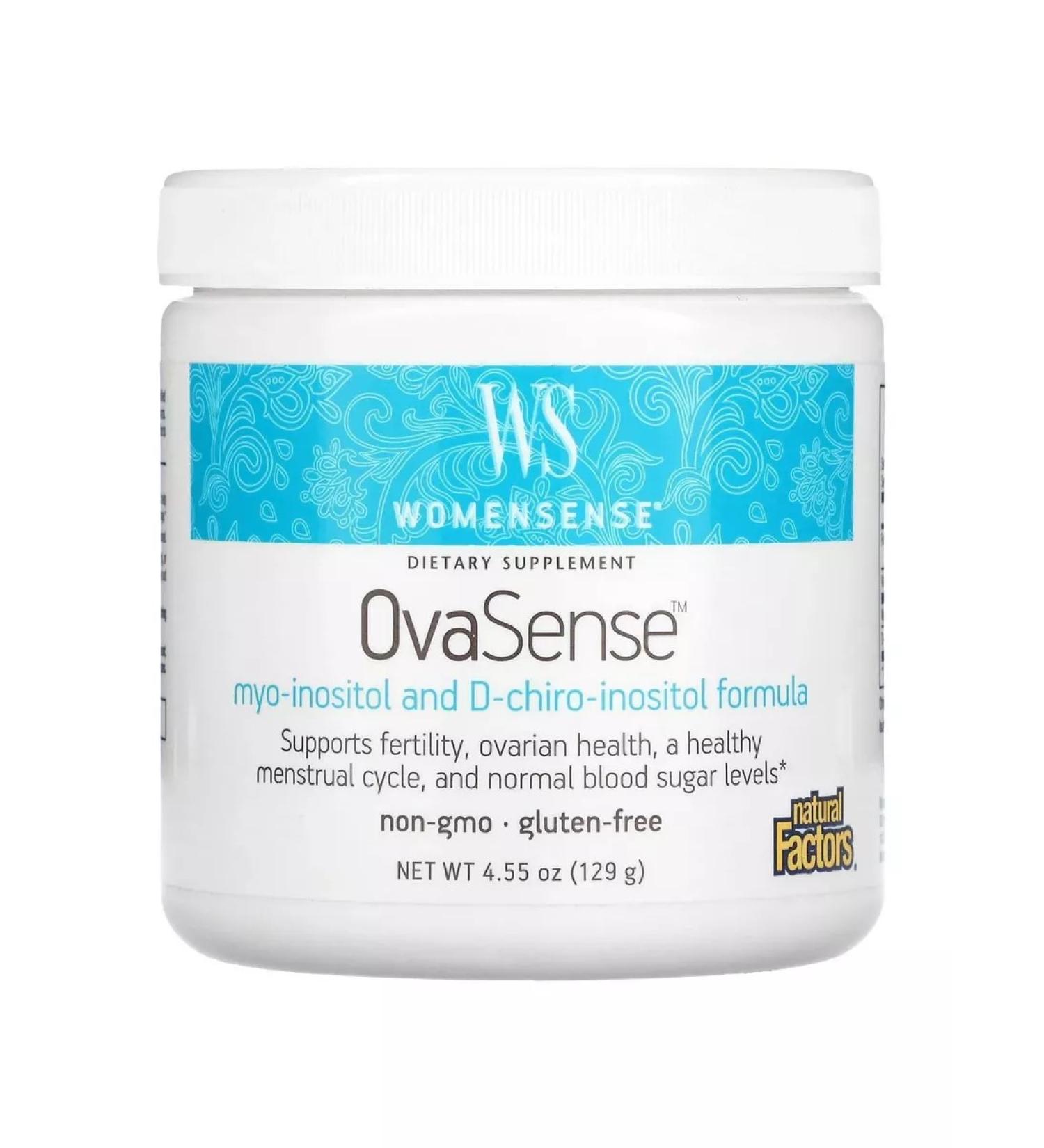 Natural Factors Ovasense with myo-foreign and D-chiro-foreign 129 g - Buy Online on GoSupps.com