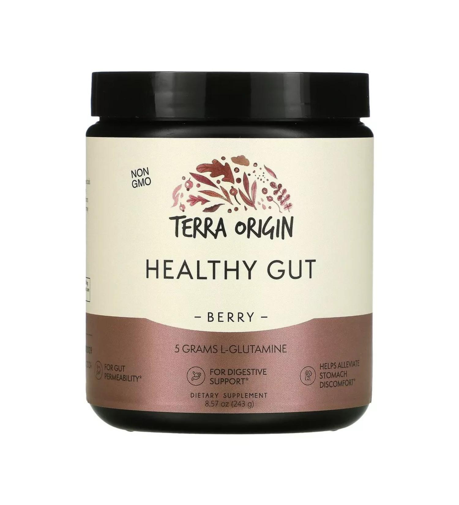 Terra origin Healthy GUT additive berry taste 243 g - Buy Online on GoSupps.com