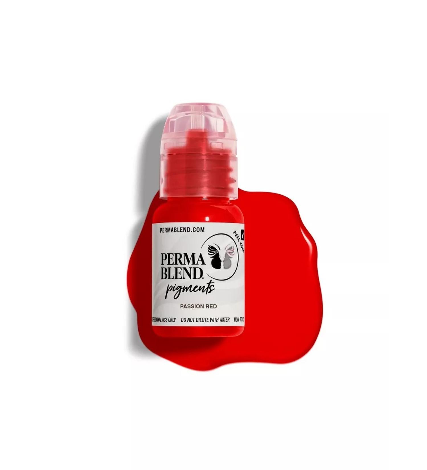 Perma Blend Passion Red (15 ml) Pigment for lips tattoo