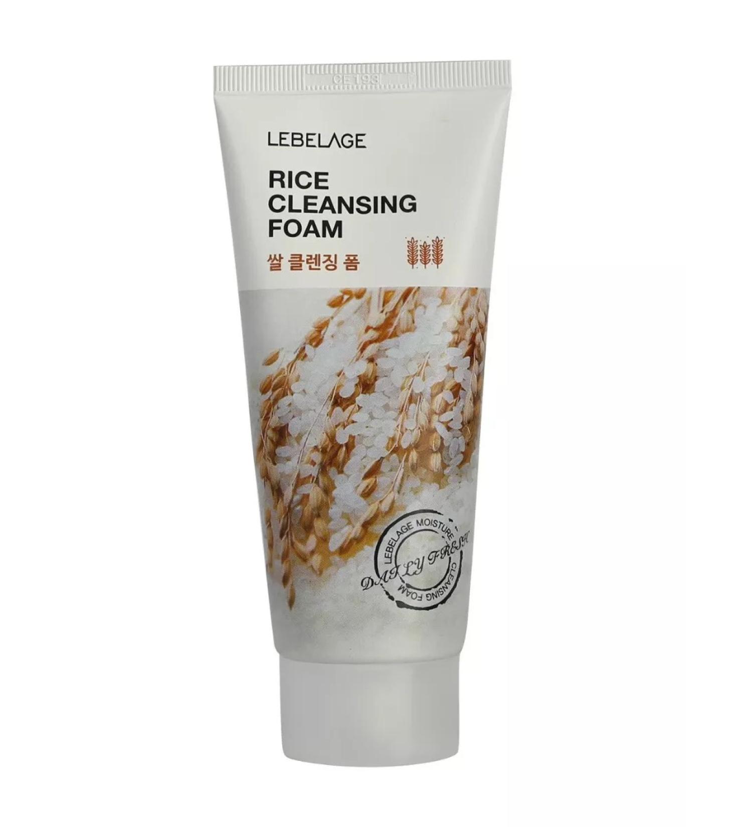 Lebelage Cleansing Foam Rice foam for washing rice extract 100ml