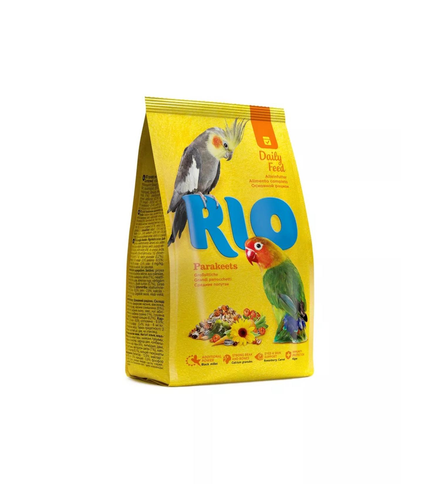 RIO Feed for medium parrots main diet 1 kg - Buy Online on GoSupps.com