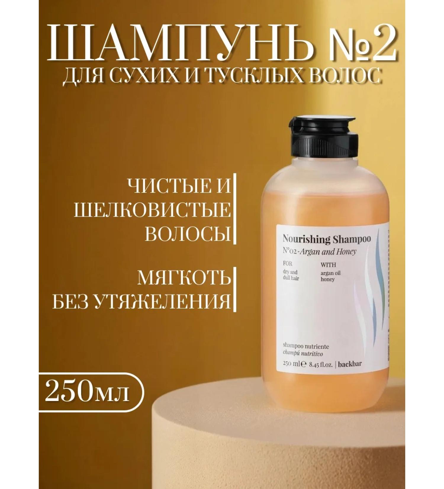 Farmavita Shampoo for dry and dull hair Backbar Nourice No. 02 250 - Buy Online on GoSupps.com